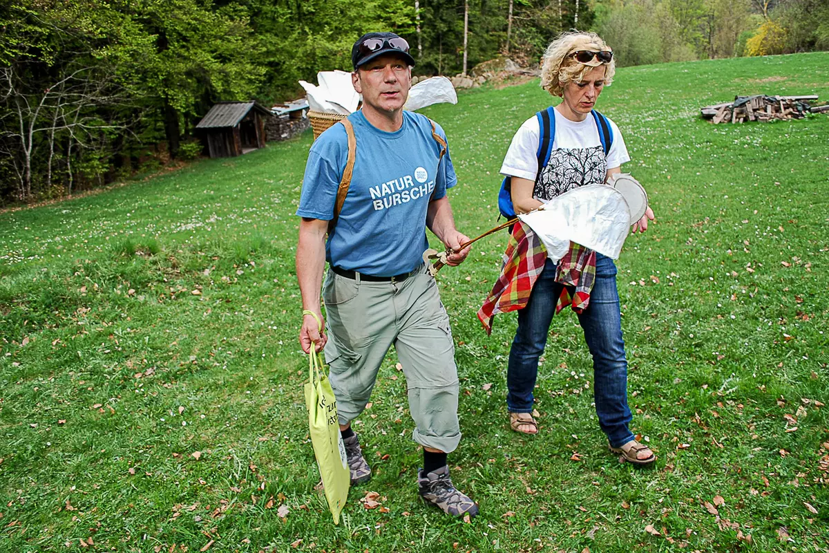 Guides mit selbstgebauten Flugobjekten
