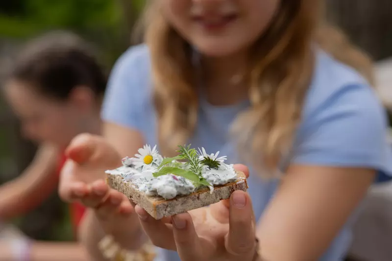 Kräuterbutterbrot