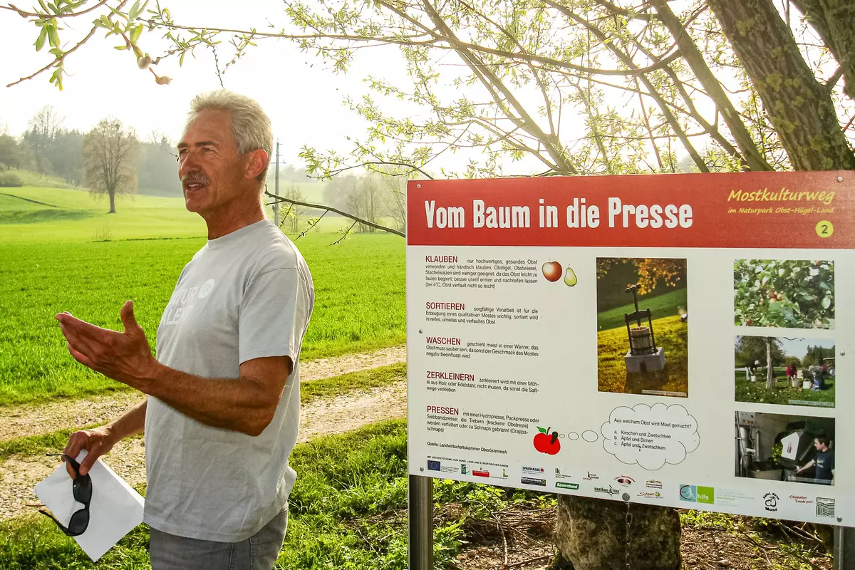 Guide vor Infotafel